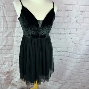 BCBgeneration little black dress ballerina dress sz 2